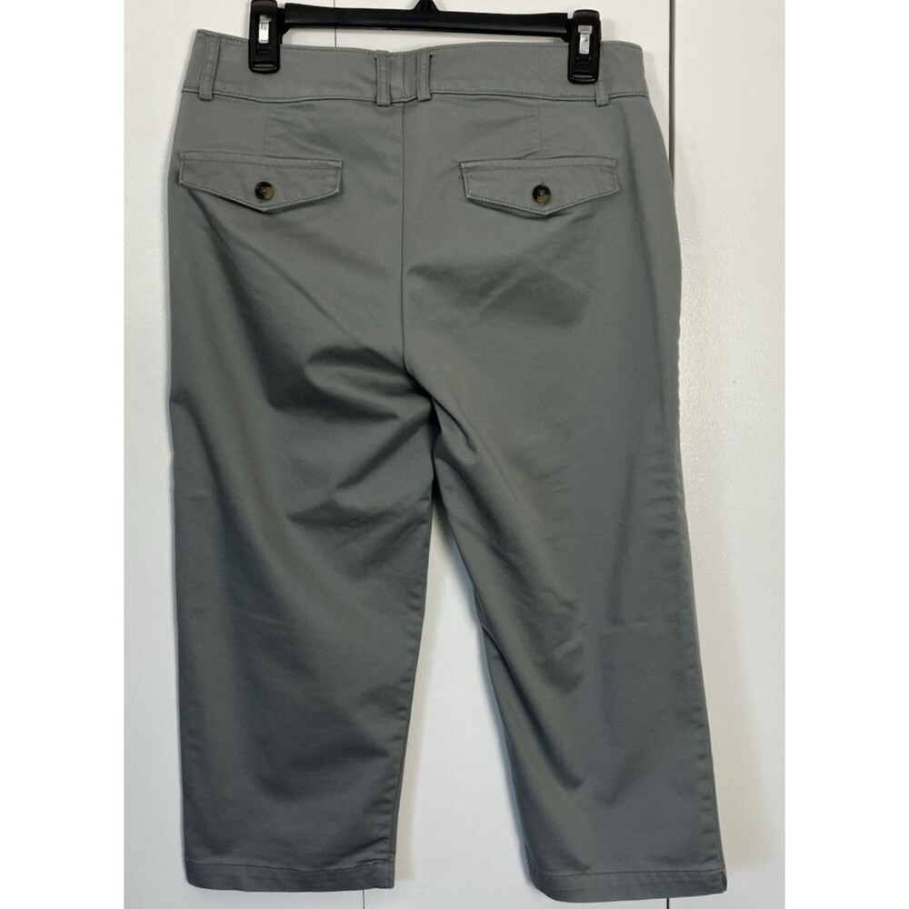 DOCKERS Womens Gray Capri Pants Size  8 - Picture 5 of 5